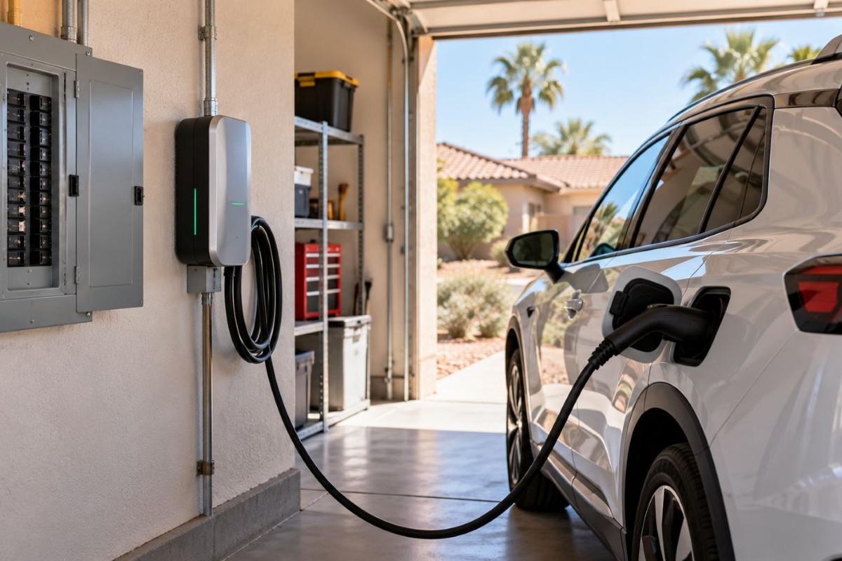 Modern Garage EV Charging Avondale AZ